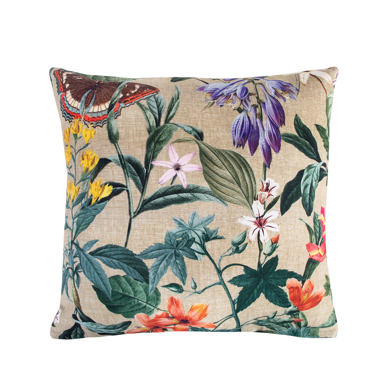 Tyyny Home4You Amazonia, 45x45cm, Beige Kukallinen
