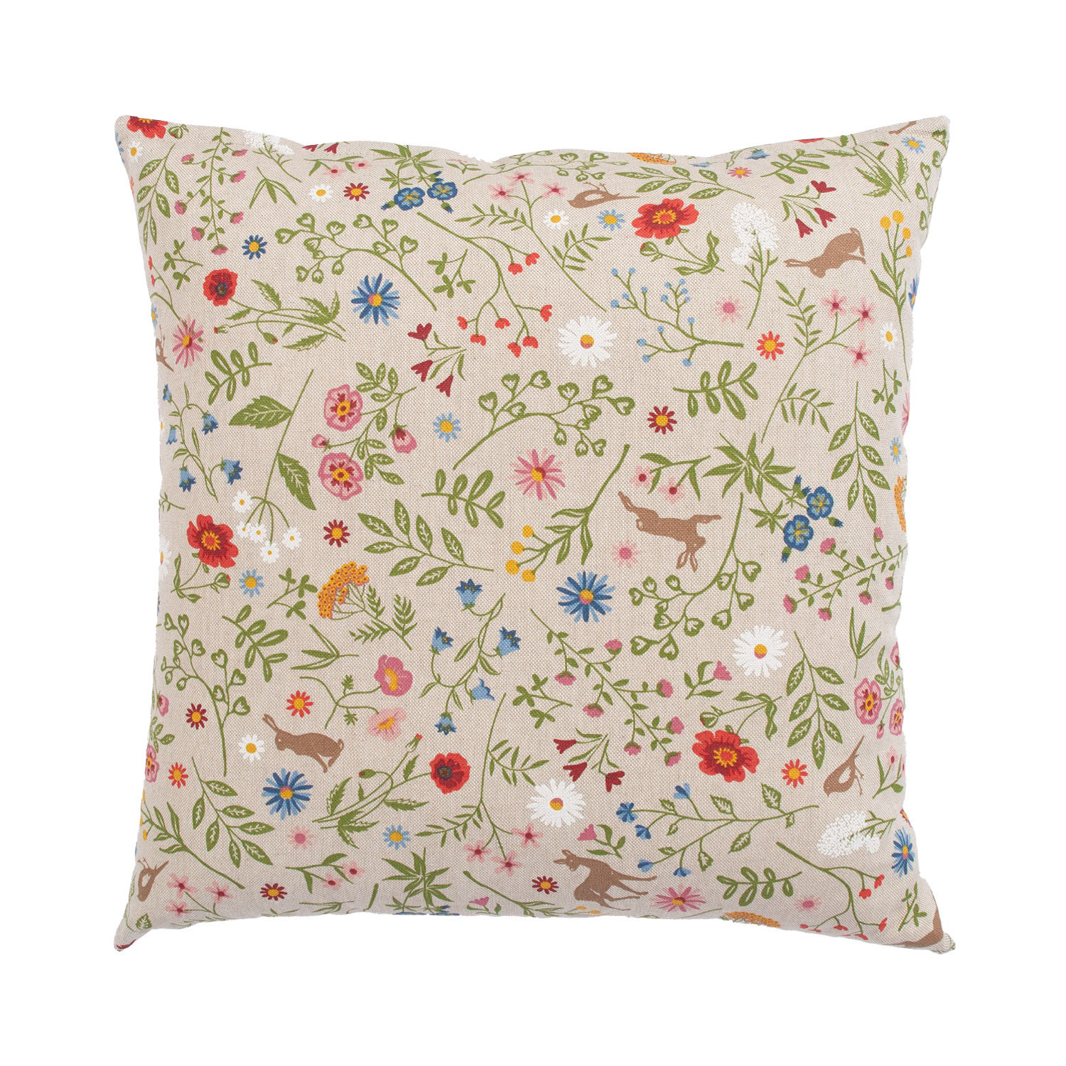 Tyyny Home4You Holly, 45x45cm, Eläimiä ja Kukkia