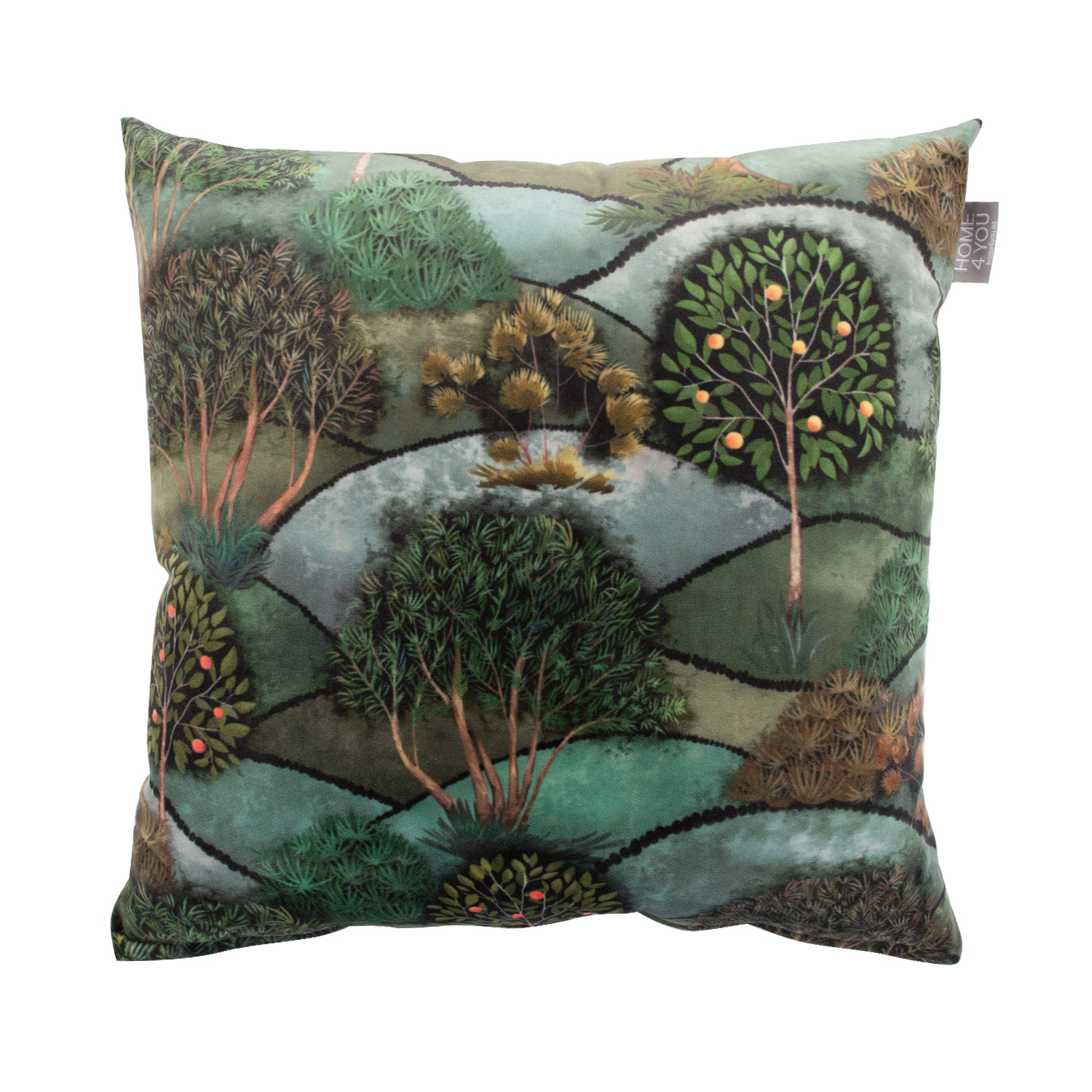 Tyyny Home4You Holly 45x45cm, Metsä