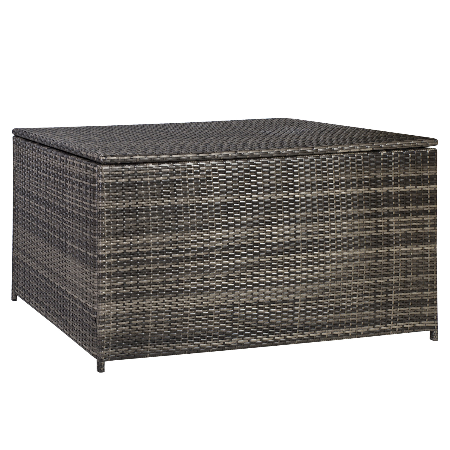 Tyynylaatikko Home4You Wicker, 140x80x65cm, Tummanruskea