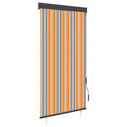 Ulkorullaverho 80x250 cm keltainen ja sininen