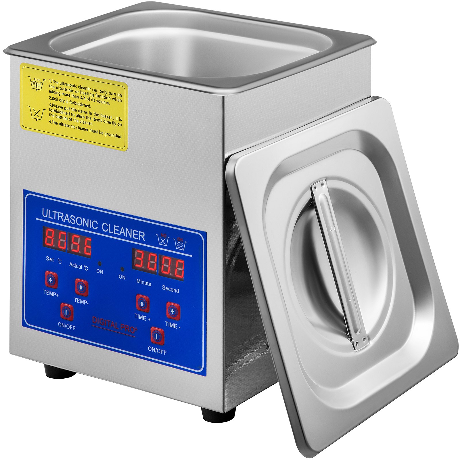 Ultraäänipesuri North Craft, 1.3L, 60W, Ruostumaton teräs