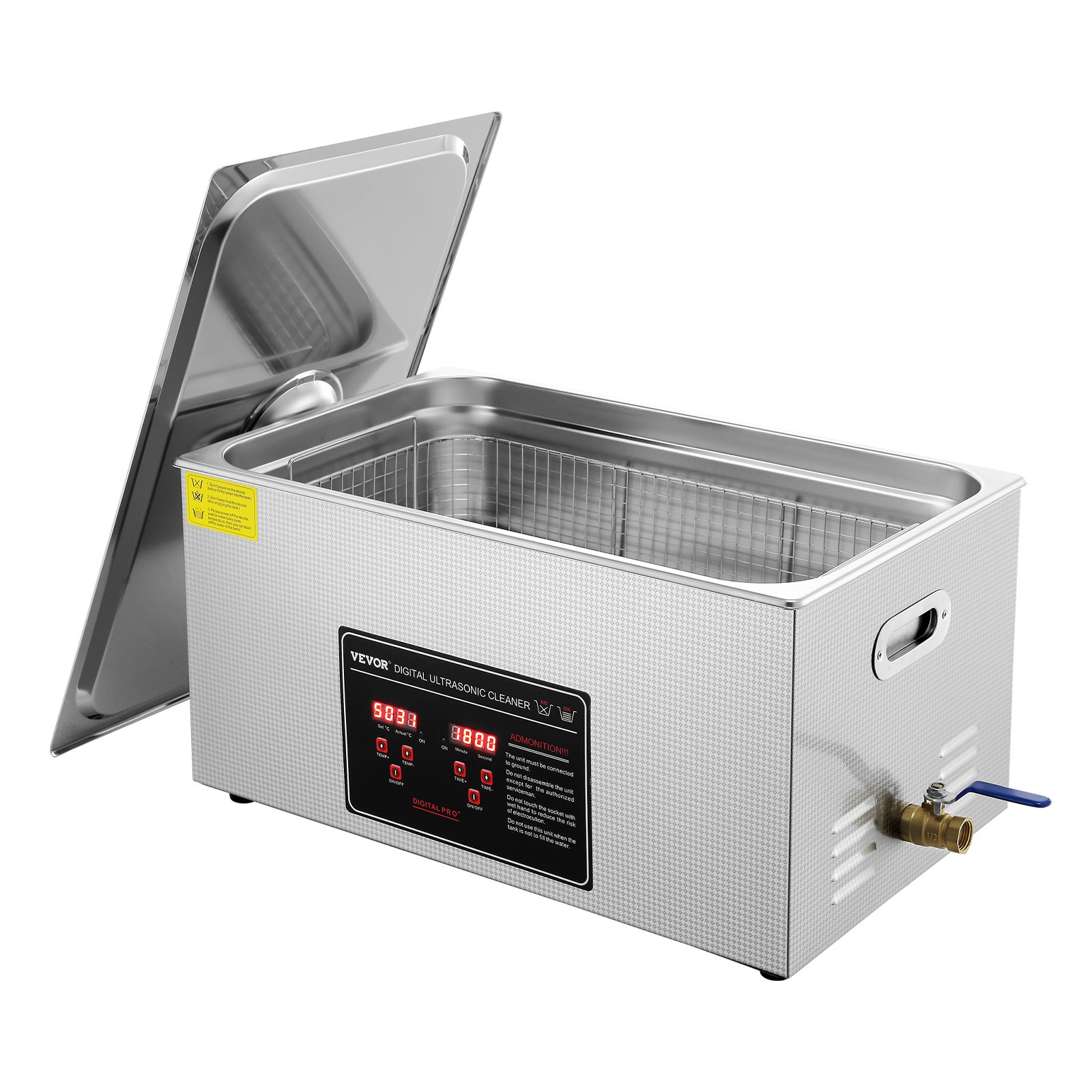 Ultraäänipesuri North Craft, 22L, ruostumaton teräs