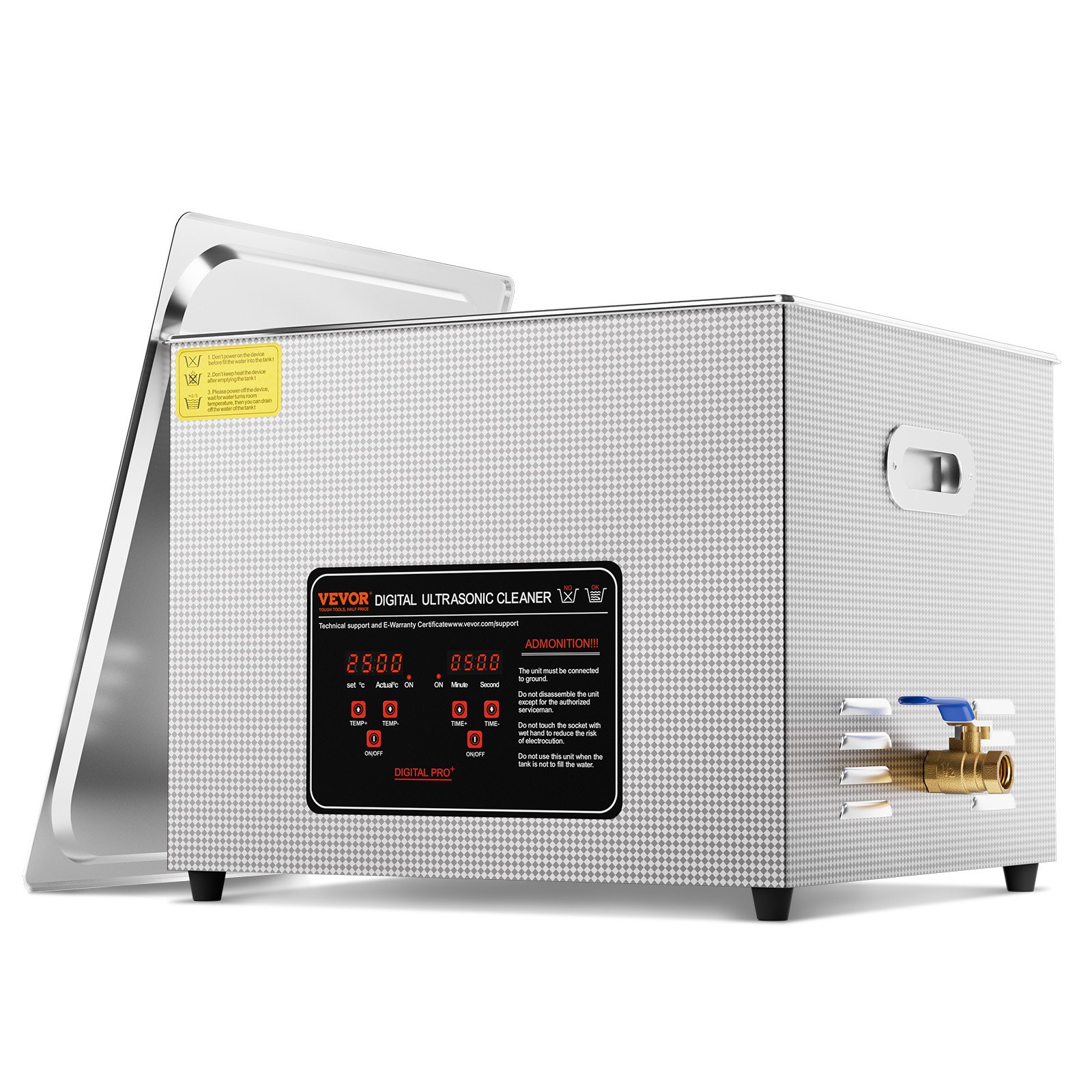 Ultraäänipesuri North Craft KZ-D15, 15L, 40kHz, ruostumaton teräs