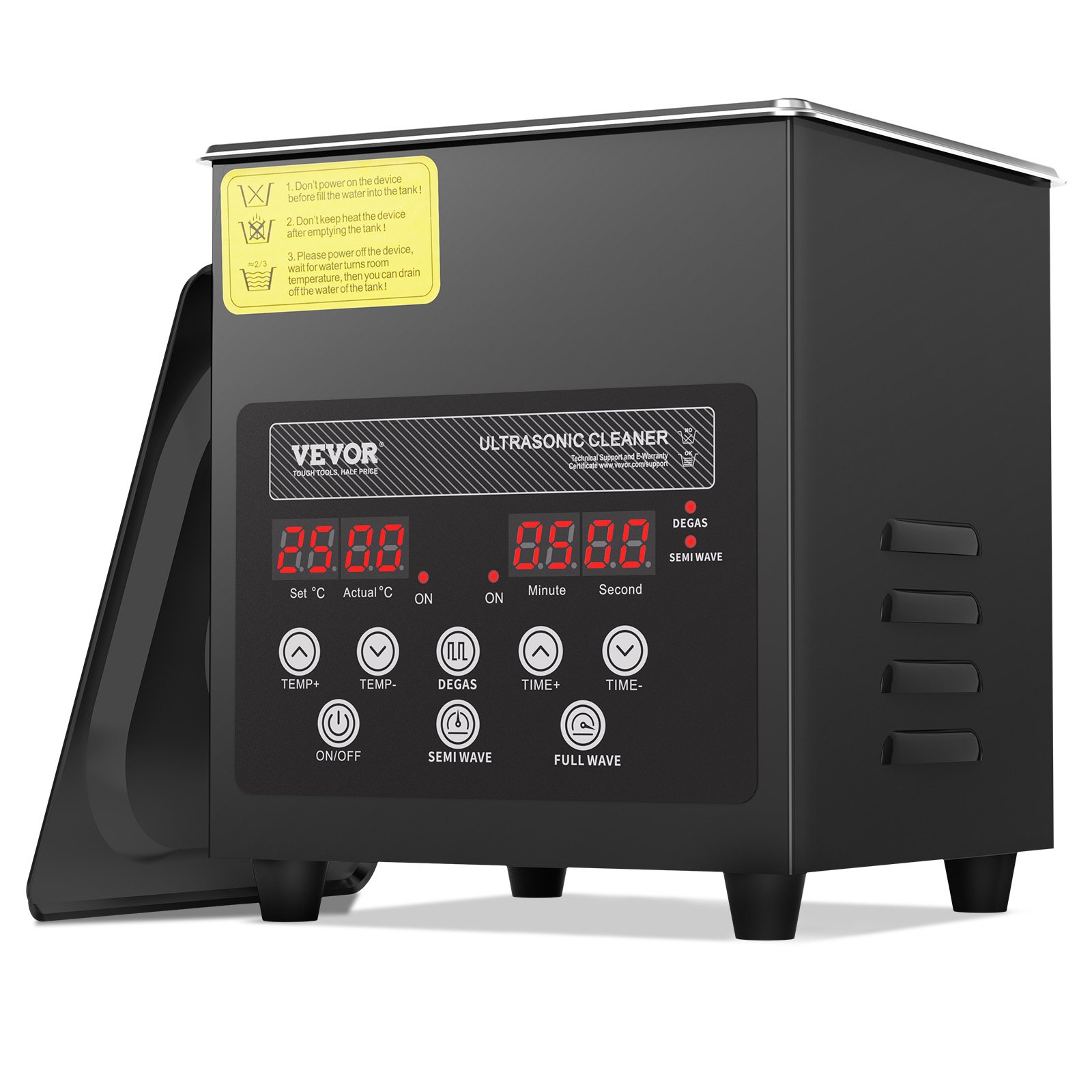 Ultraäänipesuri North Craft KZ-F2, 2L, 60W, digitaalinen, 40kHz, hopea