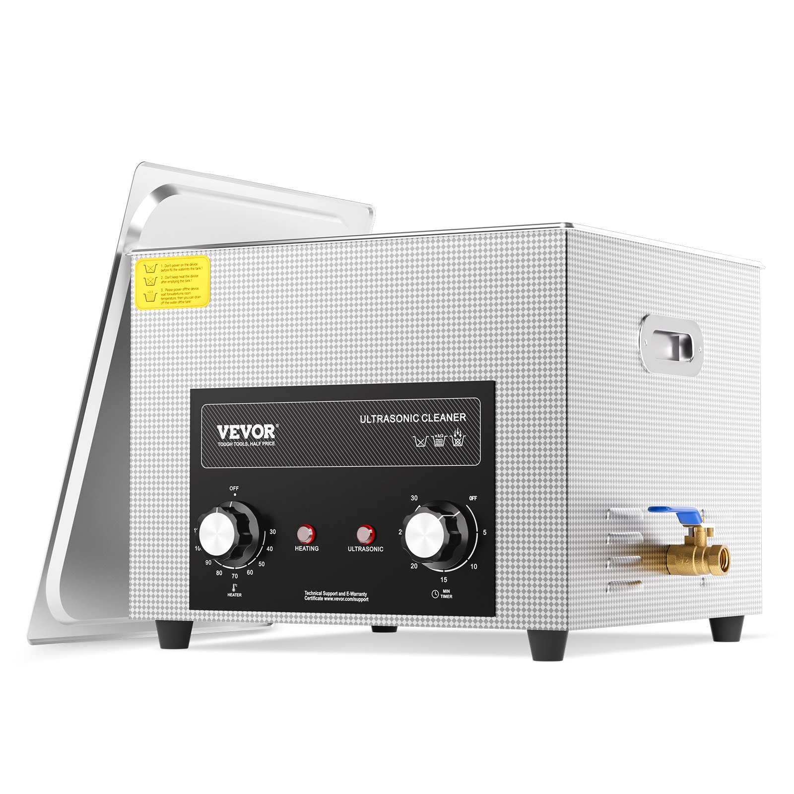 Ultraäänipesuri North Craft KZ-S15, 15L, 355x325x275mm, ruostumaton teräs