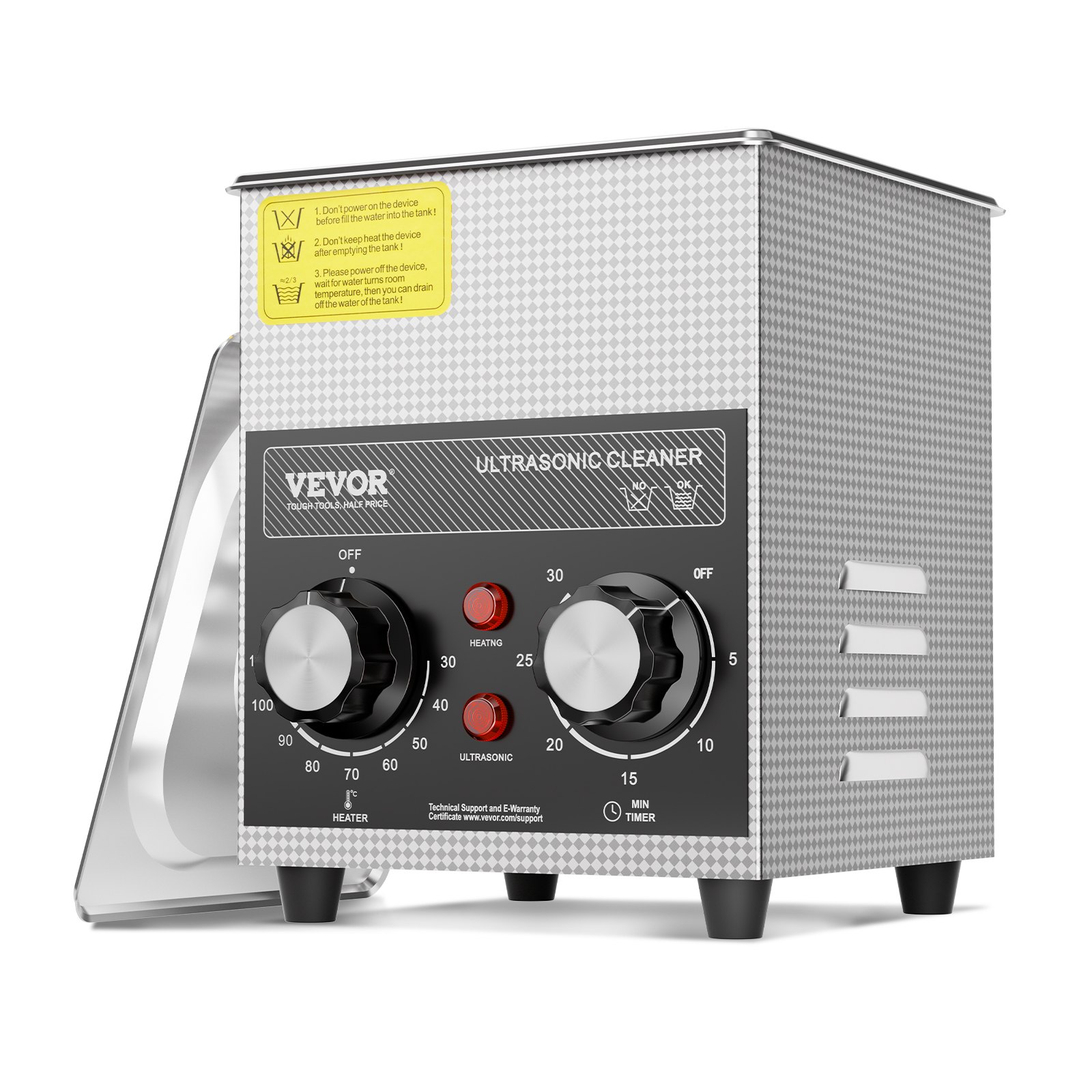 Ultraäänipesuri North Craft KZ-S2, 2L, 175x165x190mm, Ruostumaton teräs