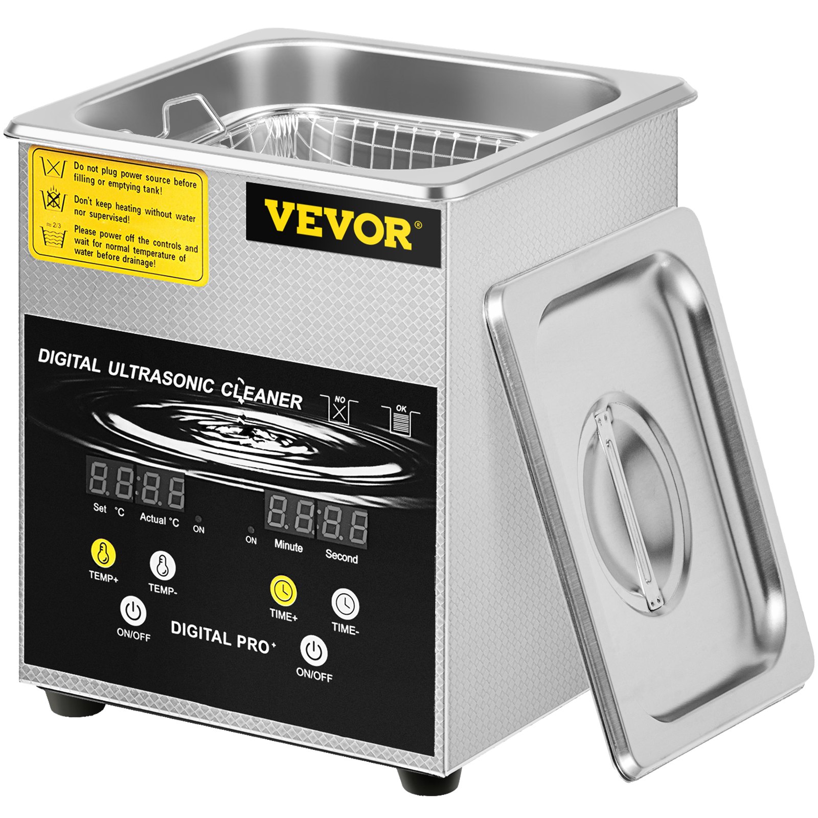 Ultraäänipesuri North Craft MH-010S, 2L, 60W/200W, ruostumaton teräs