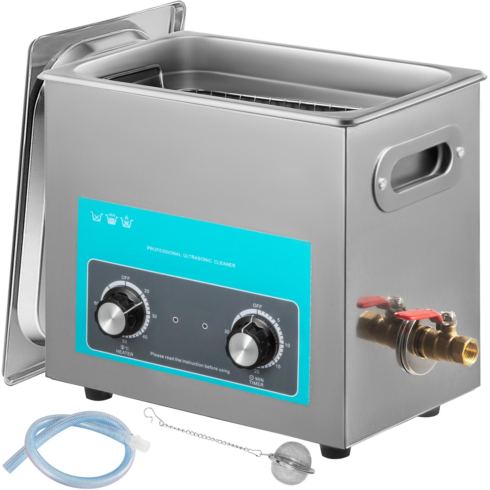 Ultraäänipesuri North Craft MH-031HJ, 304 Ruostumaton Teräs, 6L, Hopea