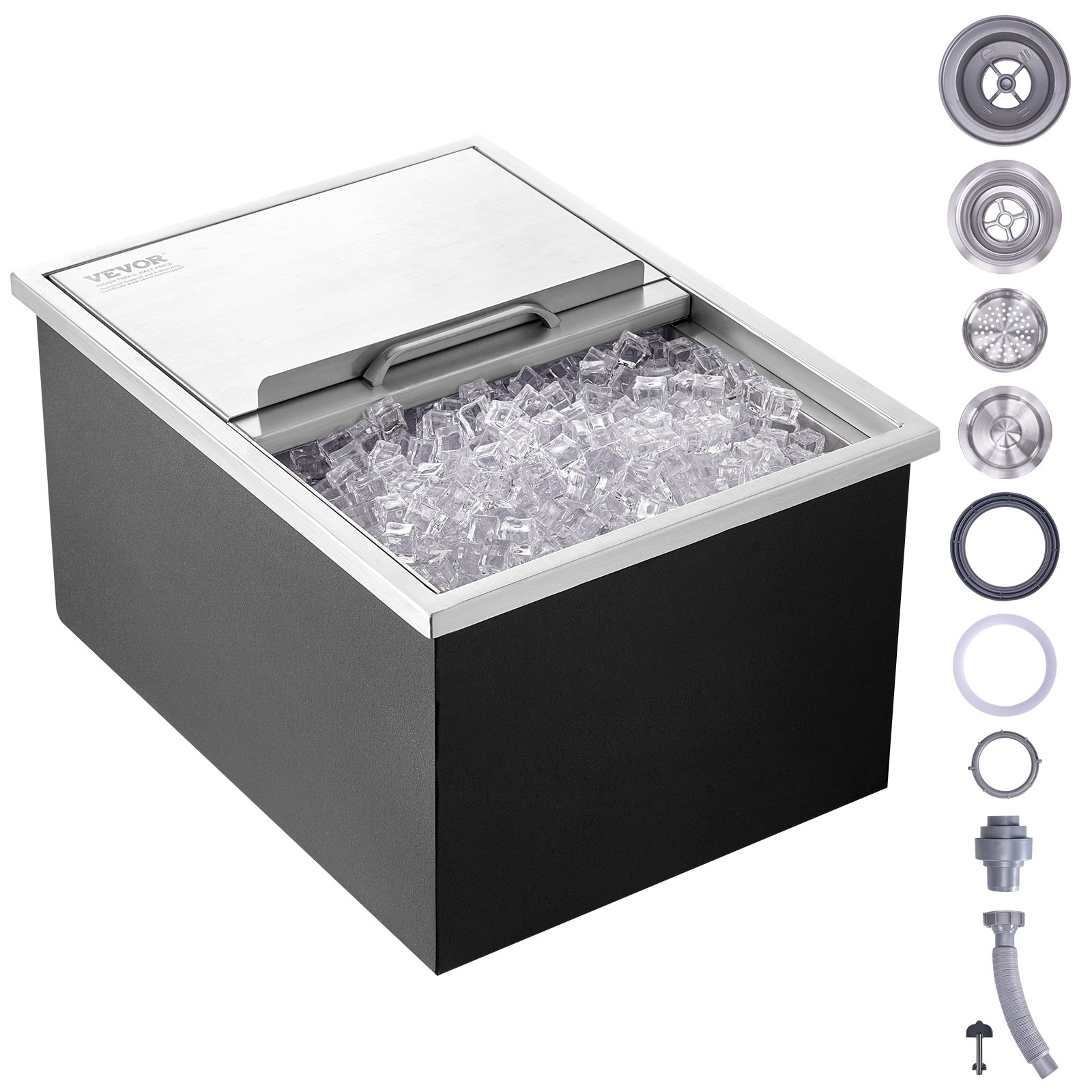 Upotettava jääastia North Craft FG-SKU11, 61x46x33cm, Ruostumaton Teräs