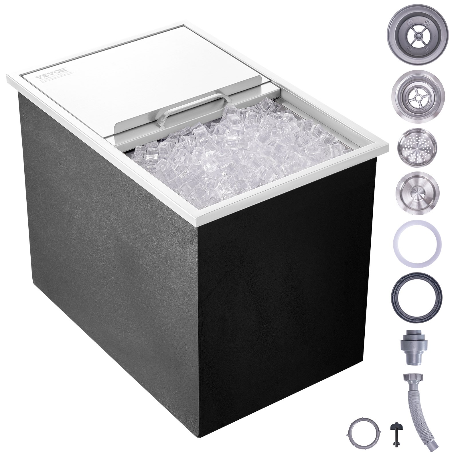 Upotettava jääastia North Craft FG-SKU13, 75.5x54.5cm, ruostumaton teräs