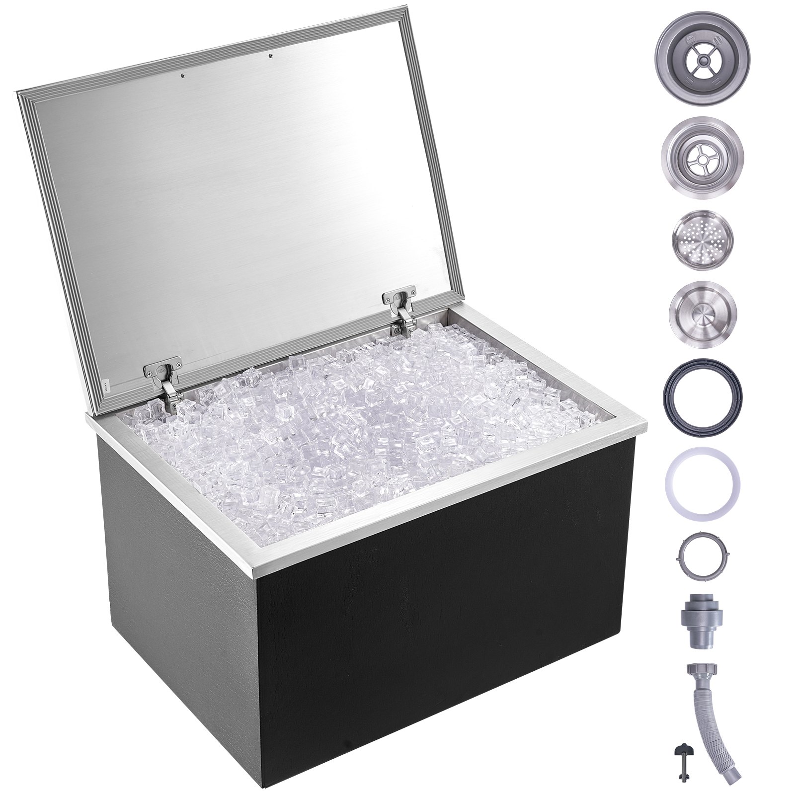 Upotettava jääastia North Craft FG-SKU5, 78x60cm, 107.8L, teräs