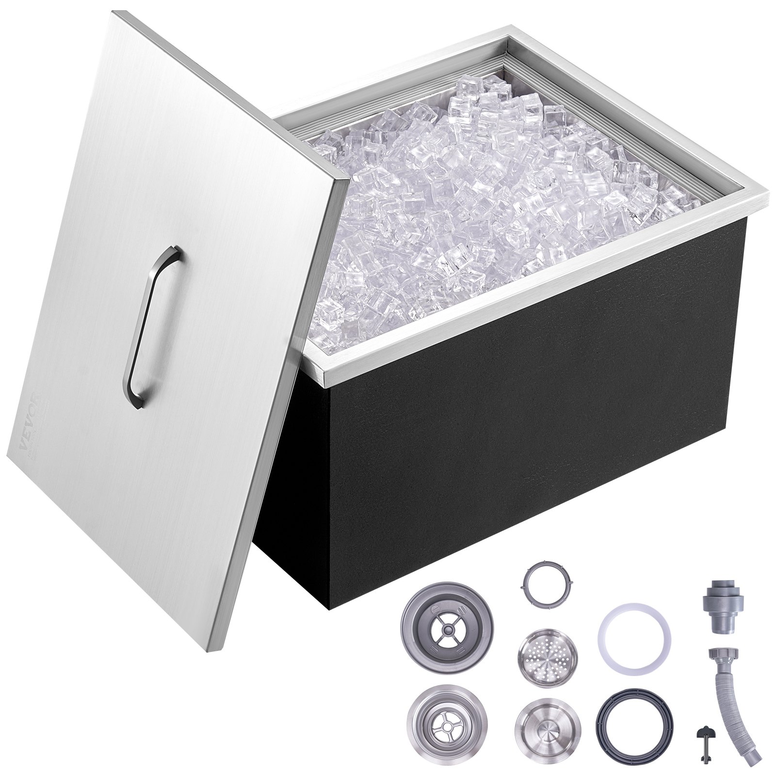 Upotettava jääastia North Craft FG-SKU7, 58x44cm, 37,9L, ruostumaton teräs