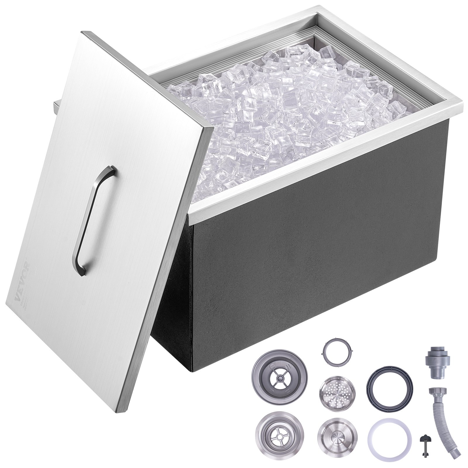 Upotettava jääastia North Craft FG-SKU8, 62.5x51.5cm, ruostumaton teräs