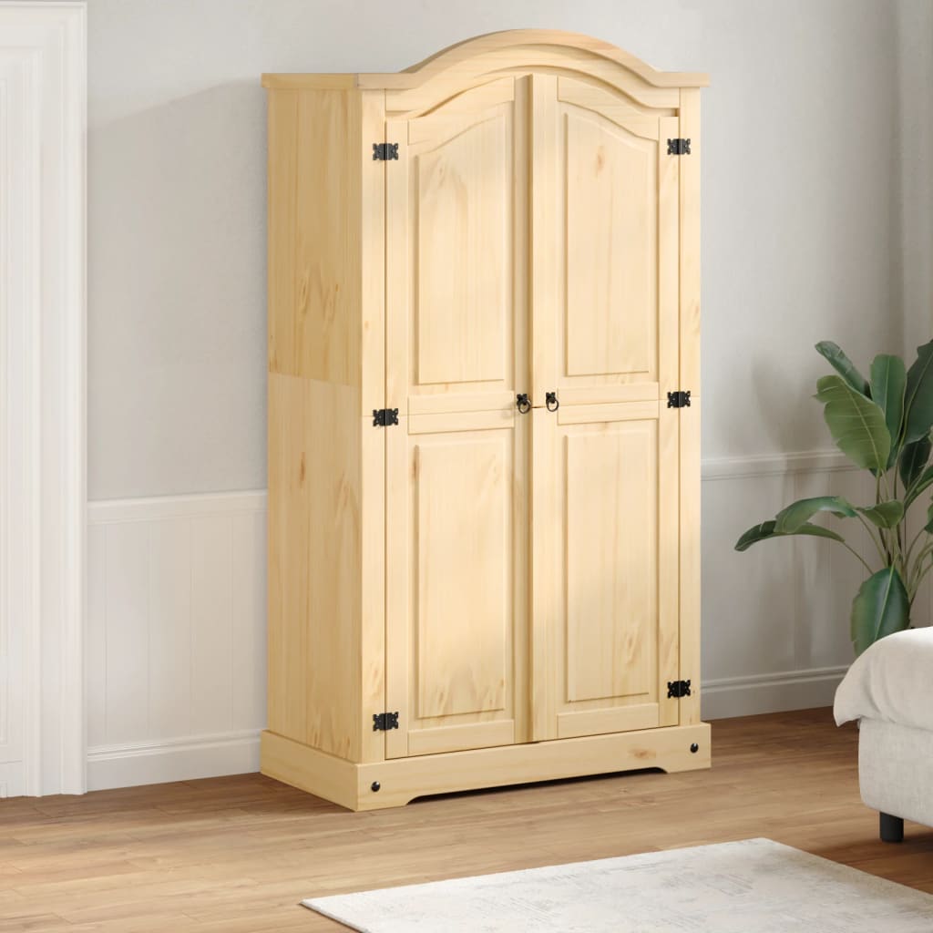 Vaatekaappi Corona 102x52x186 cm täysi mänty (85024)