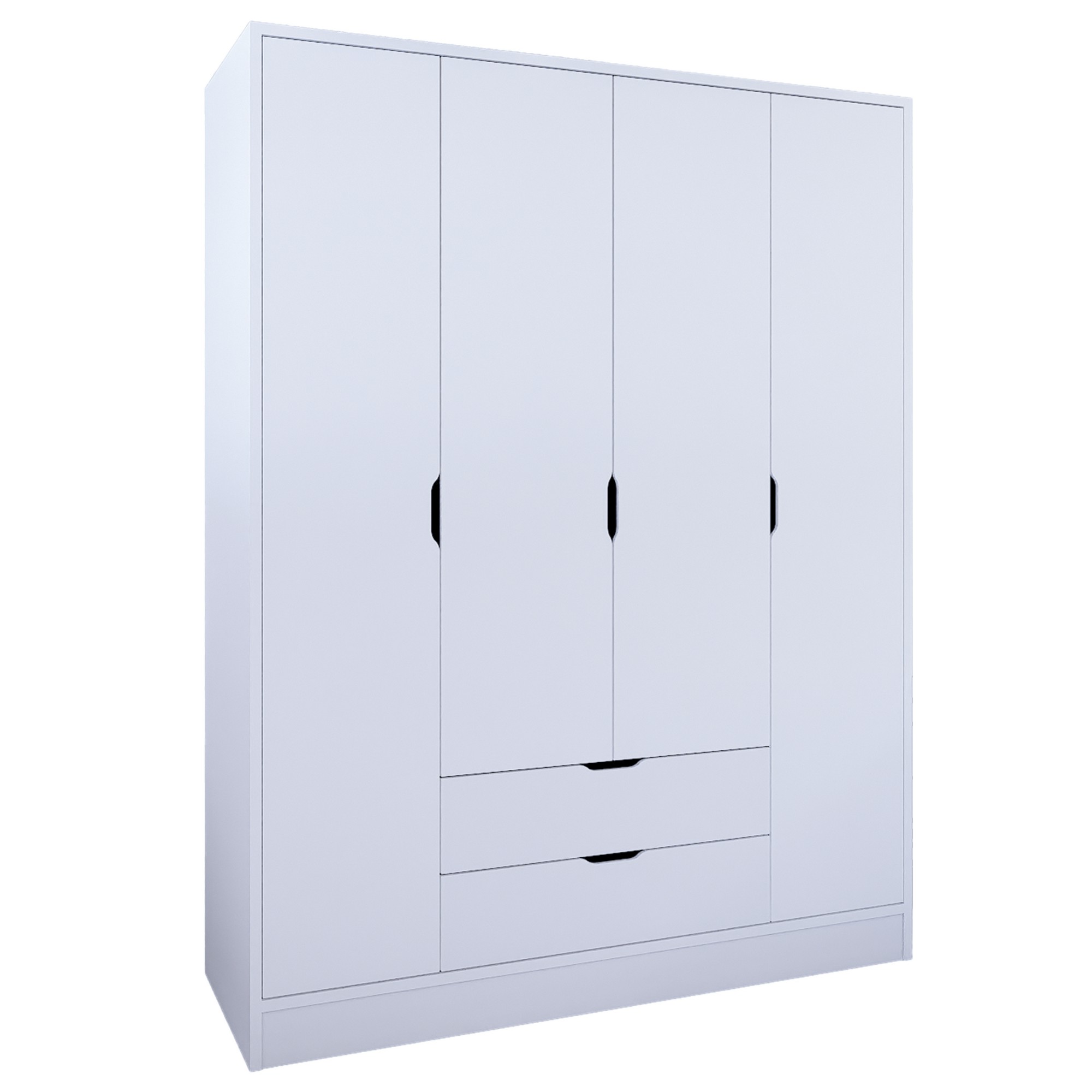 Vaatekaappi Valento Furniture Duru 017, mattavalkoinen