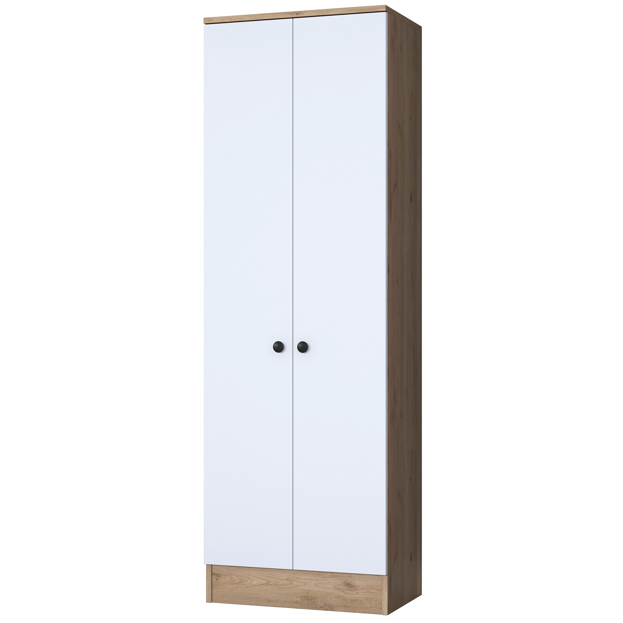 Vaatekaappi Valento Furniture P6 M14 2415 valkoinen/pähkinä