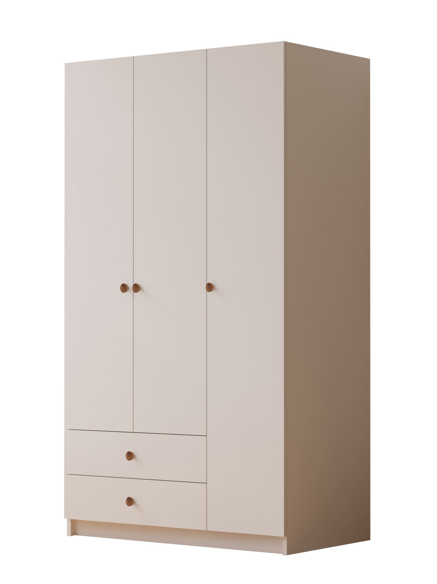 Vaatekaappi Valento Furniture Rb-066, 90x180cm, mattavalkoinen