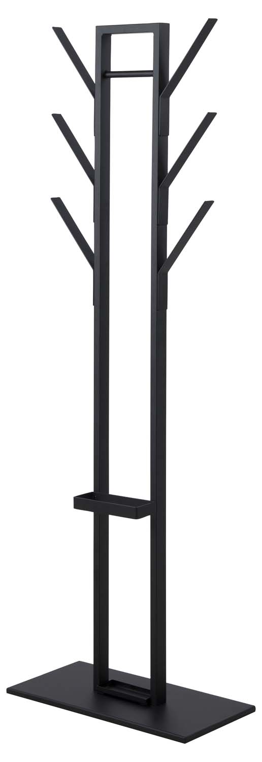 Vaateteline Home4You Vinson, 56x28x165cm, Musta