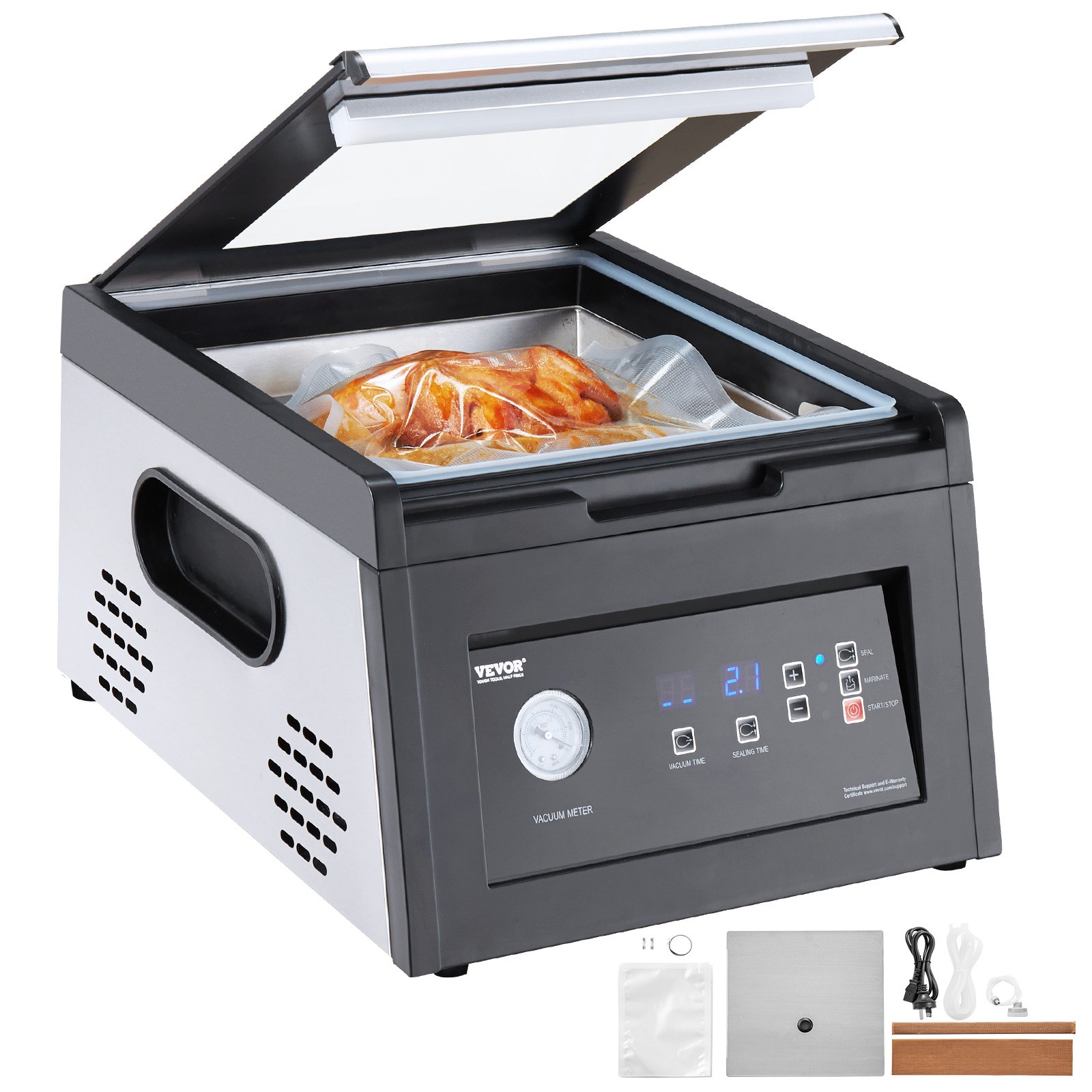 Vakuumikone North Craft YJ-300TV2, 380W, 450x368x260mm, ruostumaton teräs