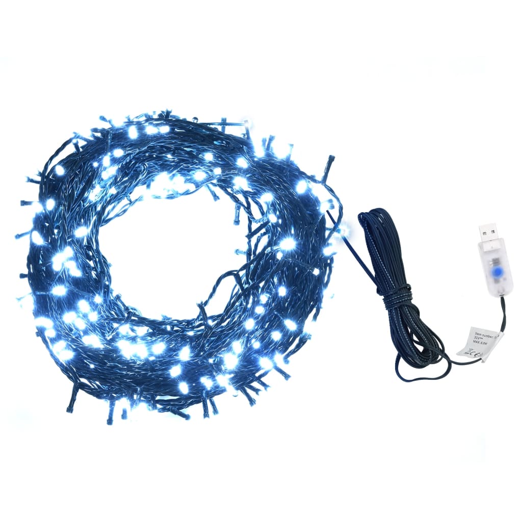 Valonauha, 400 LED-valoa, sisä- ja ulkokäyttöön, IP44, 40 m, kylmä valkoinen