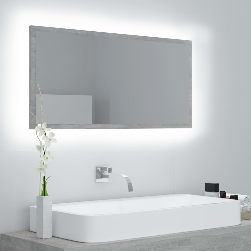 Valopeili, 900x370mm, betoninharmaa