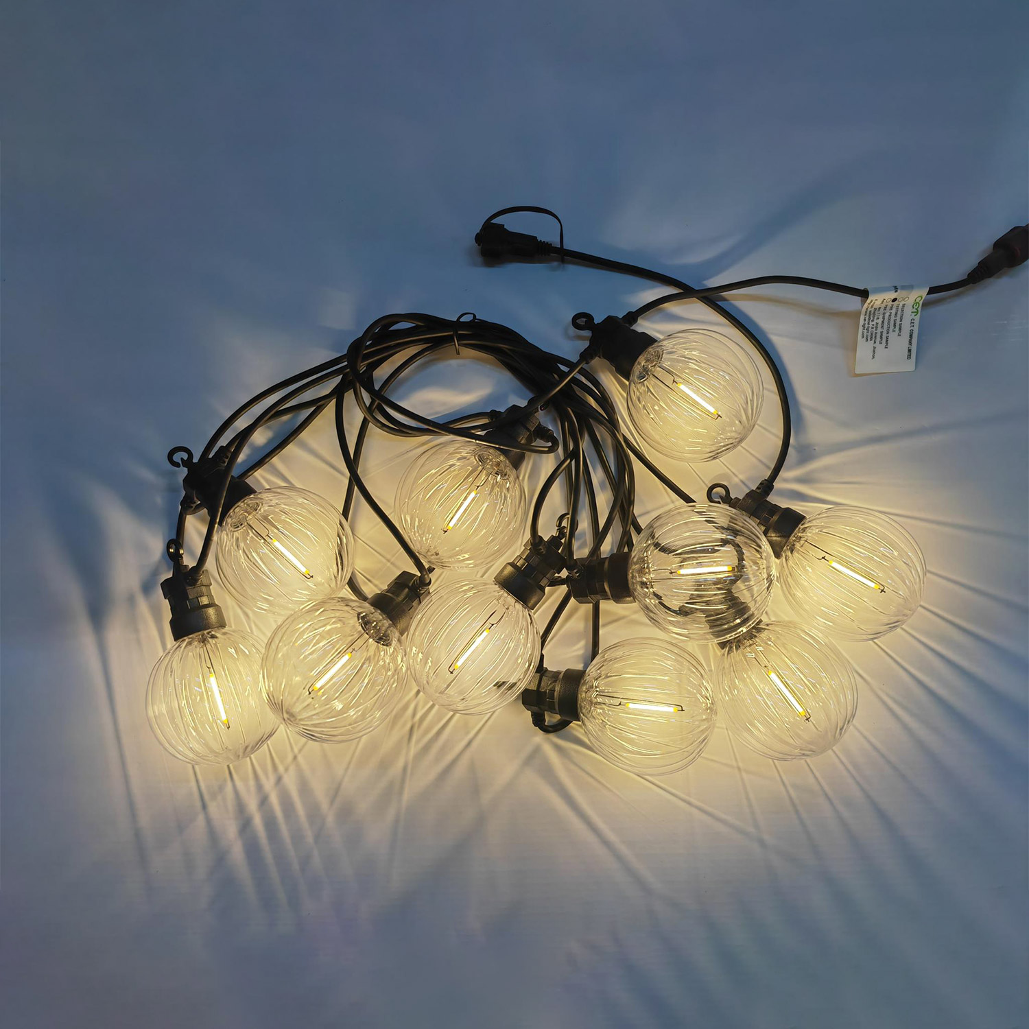 Valosarja Home4You Twinky, 10 Led-Lamppua / 4,5m, Lämmin Valkoinen