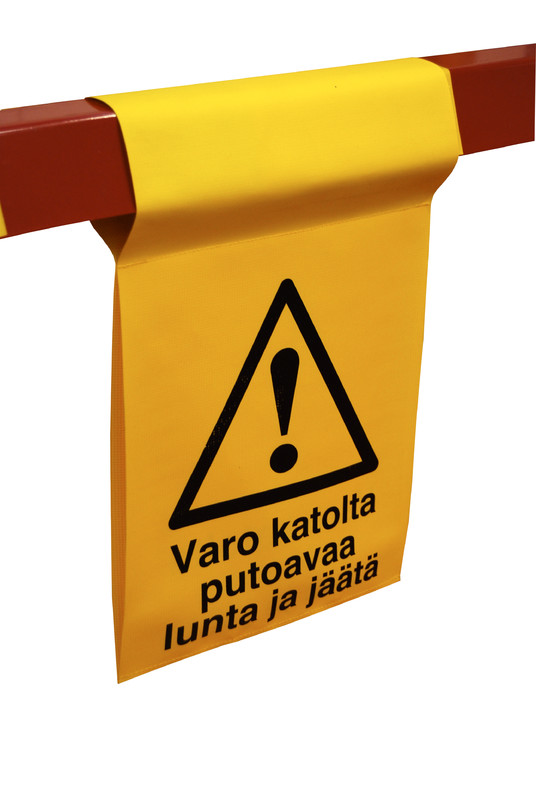 Varoituslippu kiinteistöpuomiin