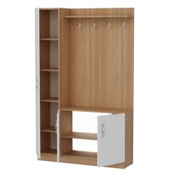 Eteiskaluste Valento Furniture Naturel, 110x180cm, Teak, Valkoinen