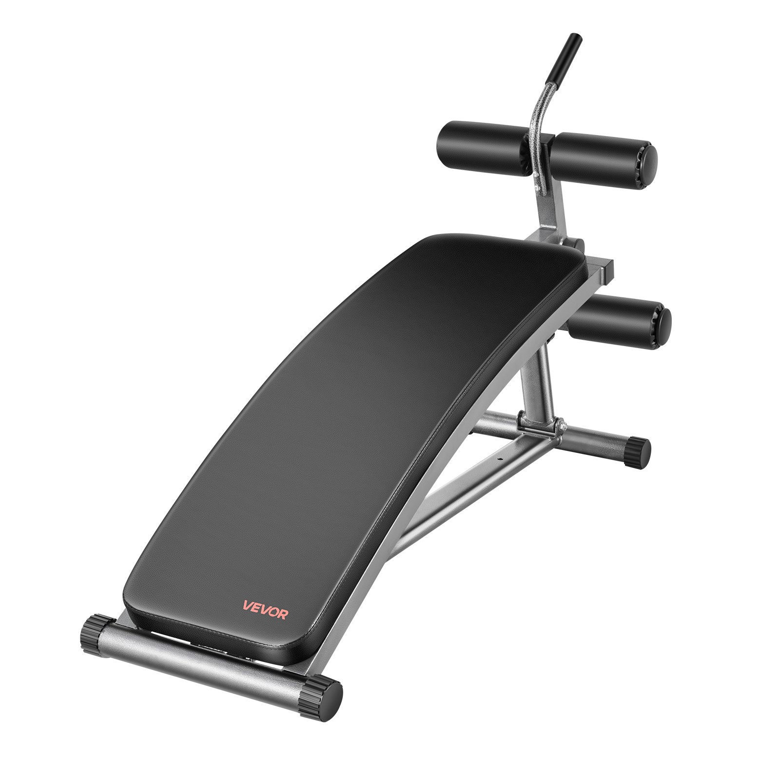 Vatsalihaspenkki North Craft TL902, Kaareva Decline Ab Bench, 272kg, Musta/harmaa