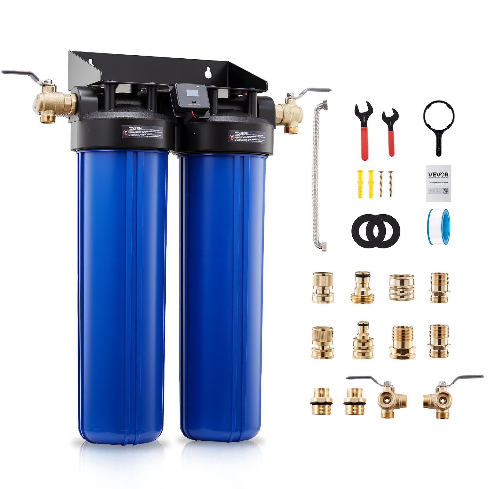 Veden deionisointijärjestelmä North Craft PRS-207XCGB, 1250L, Sisältää Ohitusventtiilin ja TDS-mittarin
