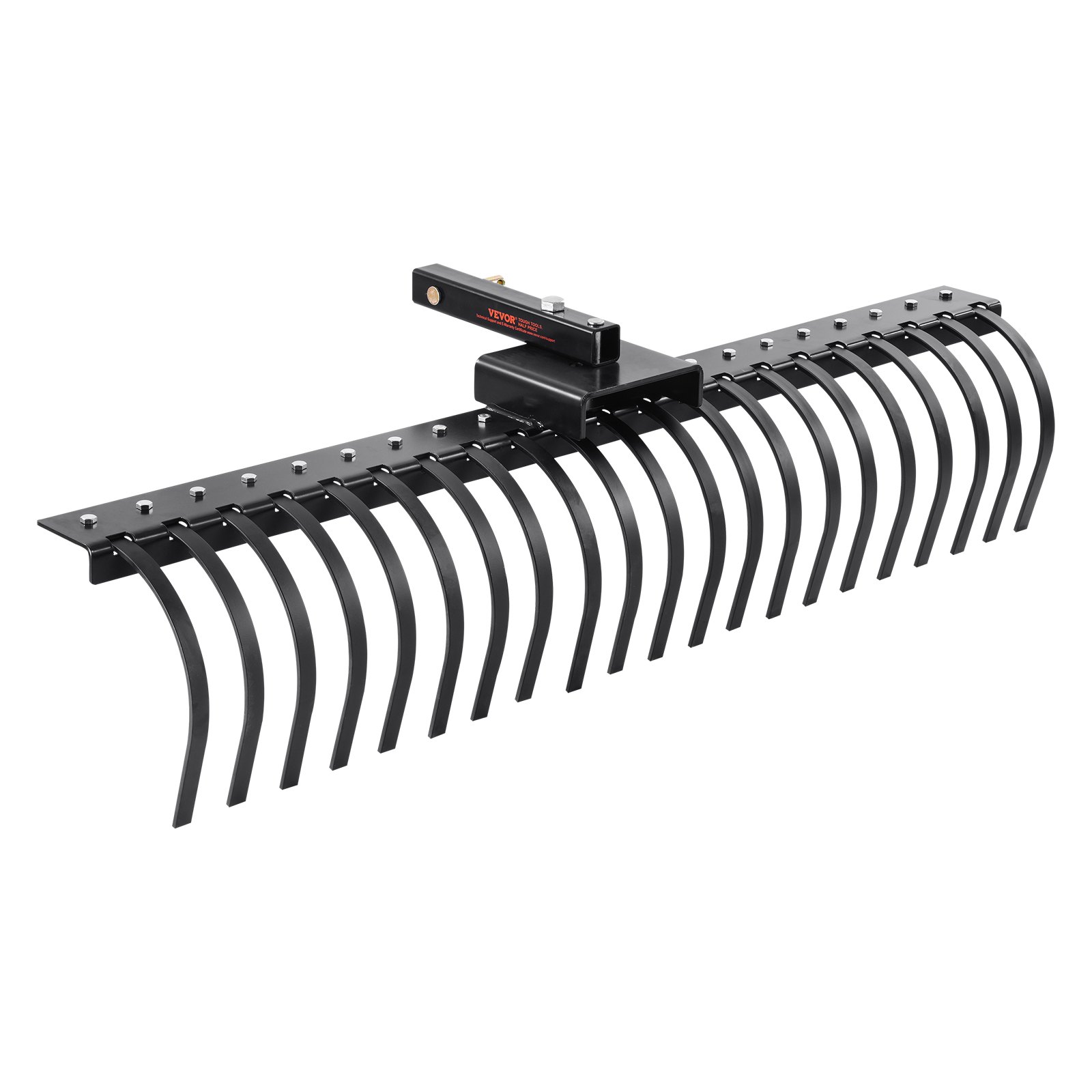 Vedettävä Maisemointiharava North Craft ATVLR60, 152 cm, 21-teräinen, musta