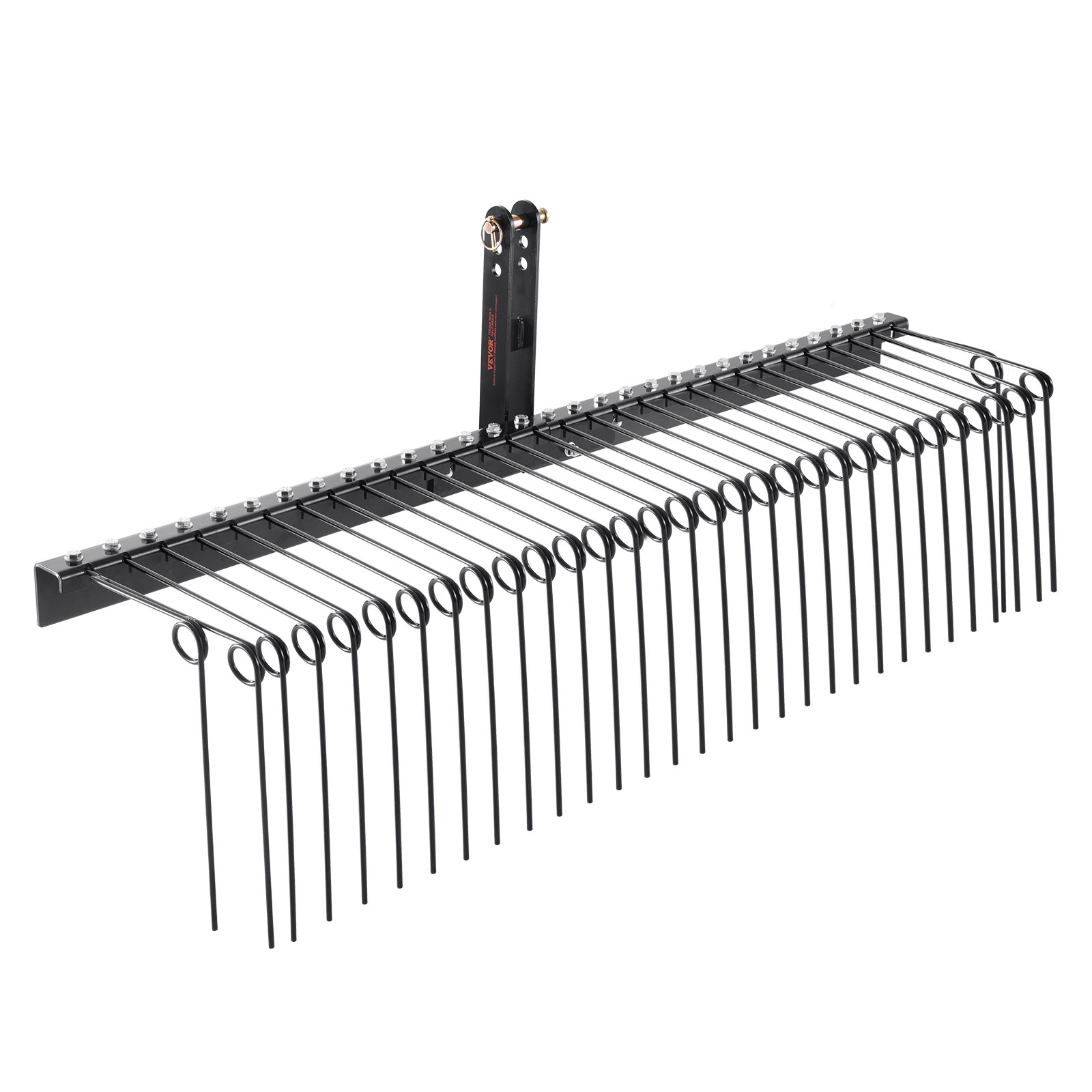 Vedettävä Maisemointiharava North Craft PRAKE72, 183 cm, metalliset jousipiikit