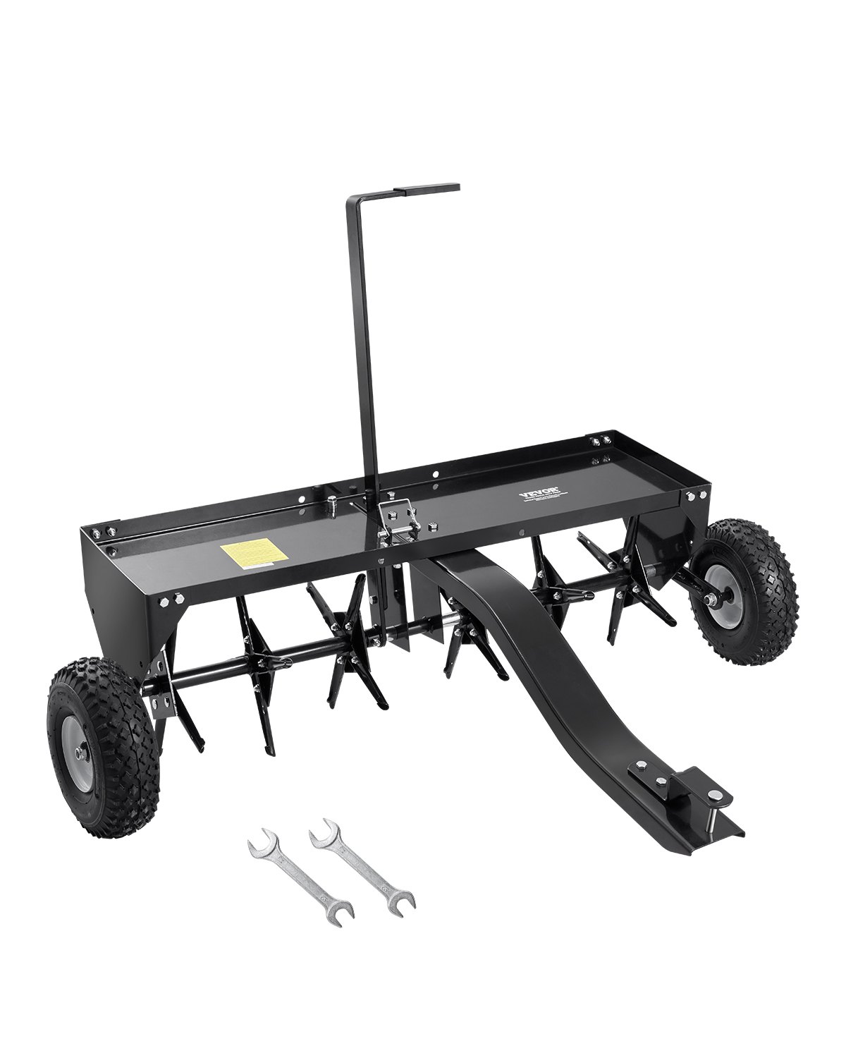 Vedettävä nurmikon ilmaaja North Craft N1011, 1016mm, musta