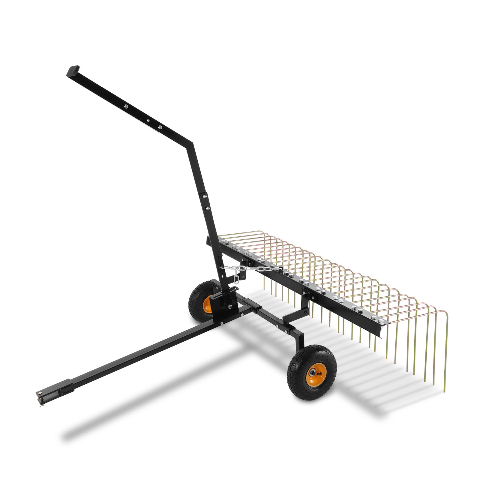 Vedettävä nurmikon ilmaaja North Craft TBD150, 150 cm, 24 terää, vihreä