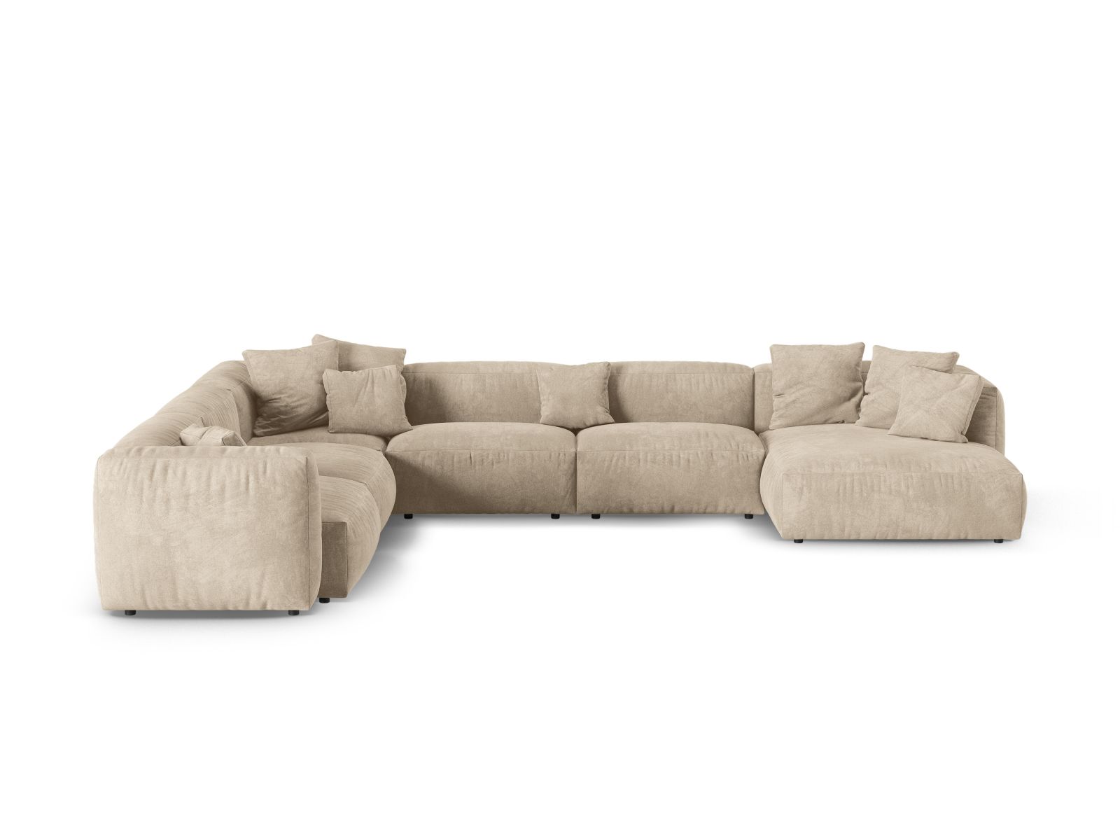 Kulmasohva Micadoni Martina, XL, 6-istuttava, 420x330cm, Vogue-samettikangas