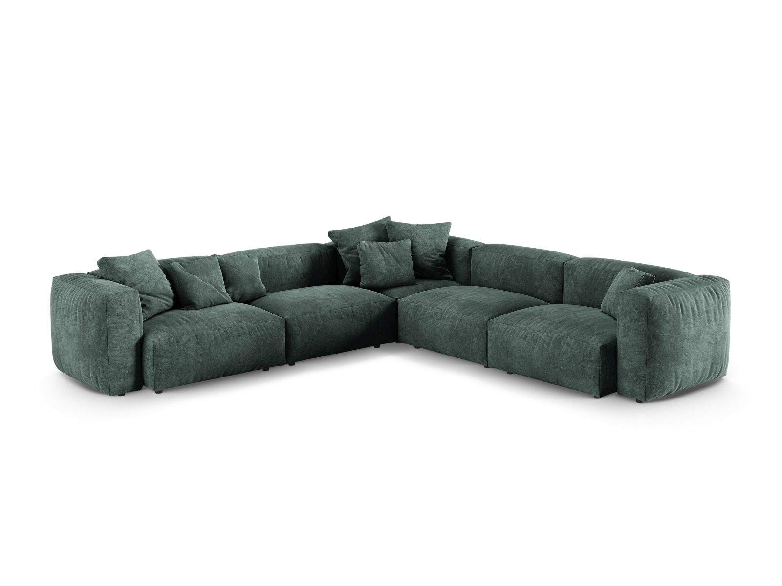 Kulmasohva Micadoni Martina, XL, 5-istuttava, 330x330, Vogue-samettikangas