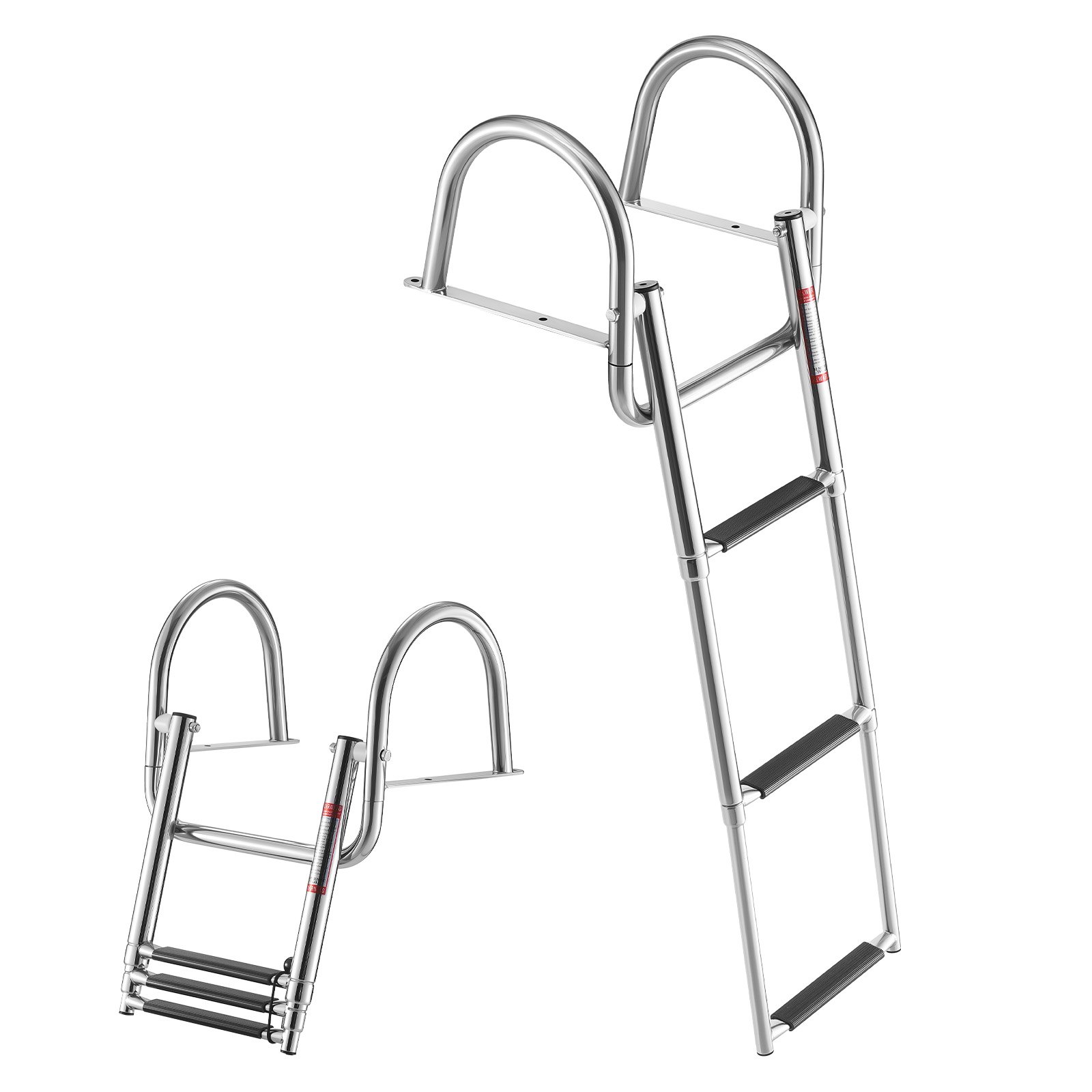 Venetikkaat North Craft 8331SH3, 3 Askelmaa, Ruostumaton Teräs, 272 kg, Teleskooppinen, Hopea