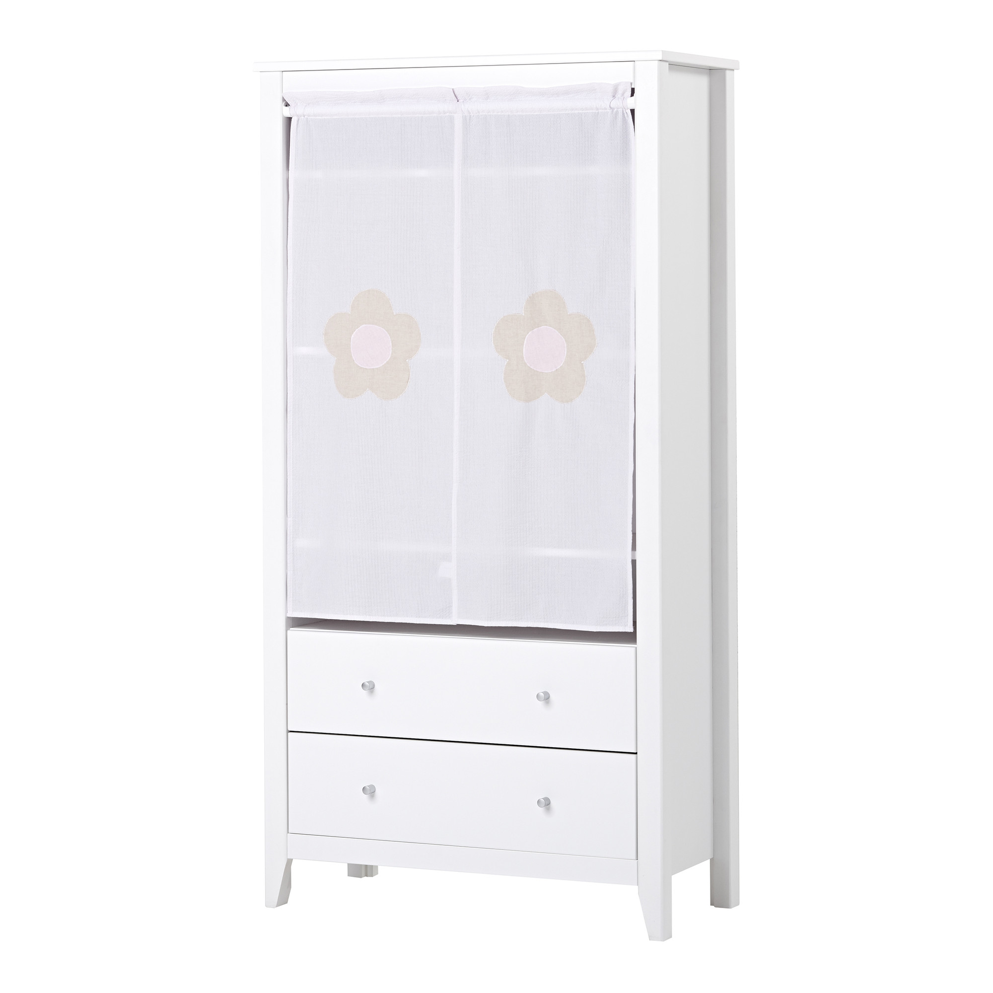 Verho Hoppekids HANS, 107x78cm, Fairytale Flower, Punainen