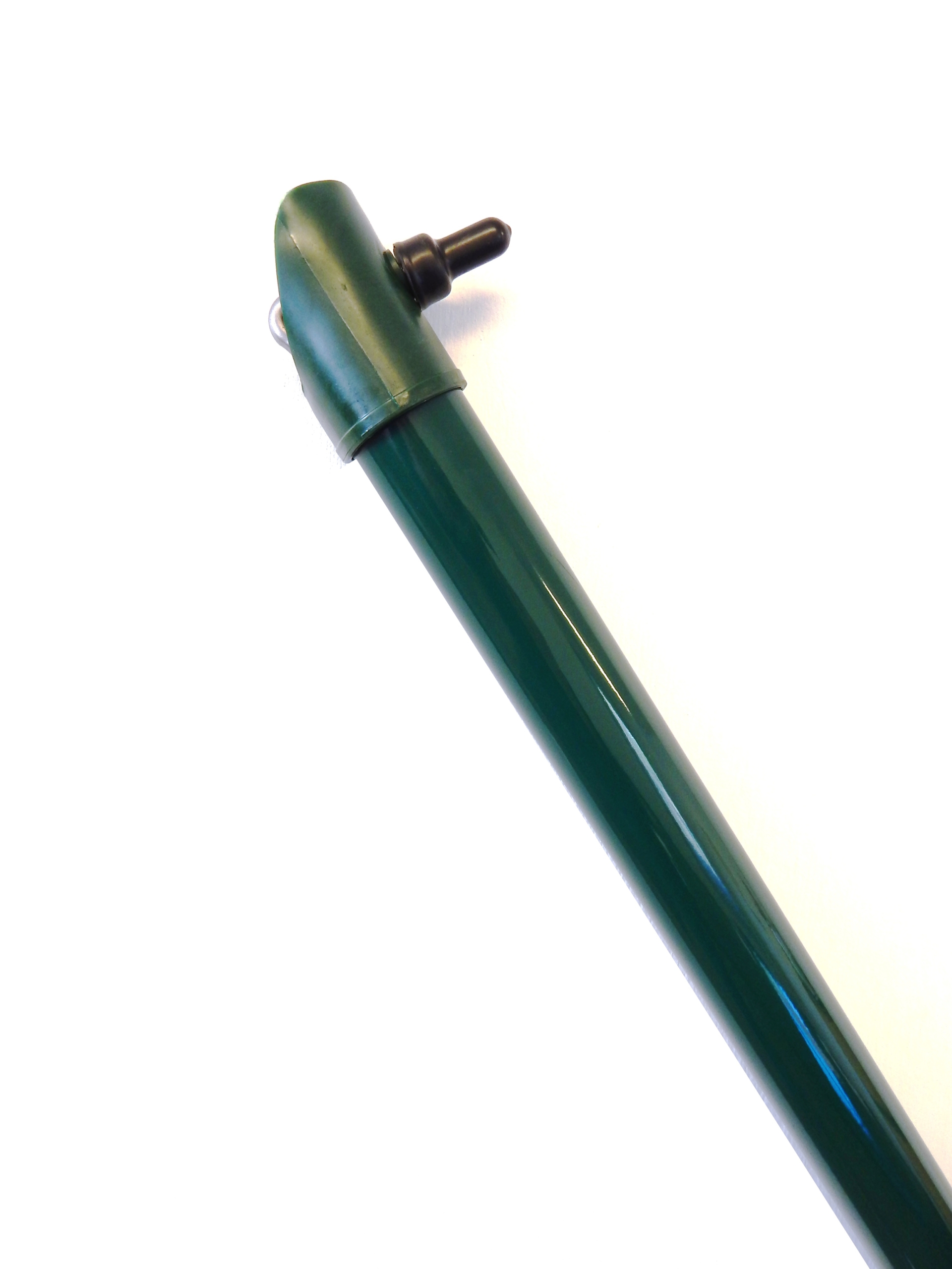 Verkkoaidan tukitolppa AitaX, pyöreä korkeus 200 cm, vihreä