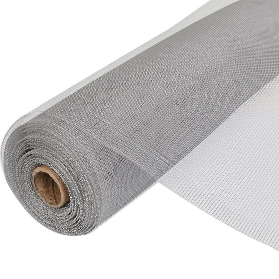Verkkosuoja AitaX, teräs, korkeus 60-100cm, leveys 250-500cm, harmaa