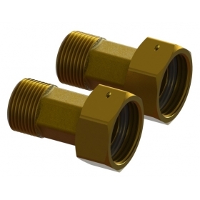 Vesimittariliitinpari Hela 380, 1 1/4&quot;x1 1/2&quot;