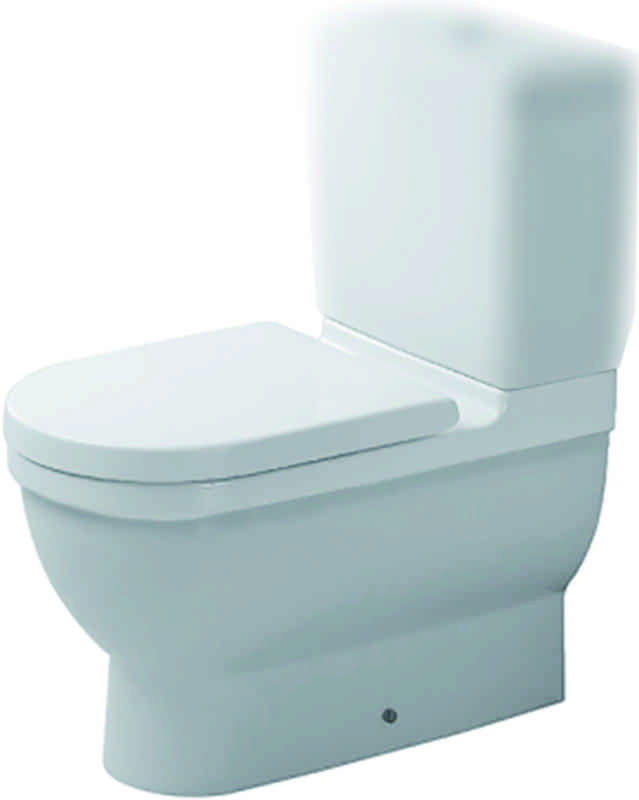 WC-istuin Starck 3, piiloviemäri, ilman kantta ja vesisäiliötä, 390x655mm