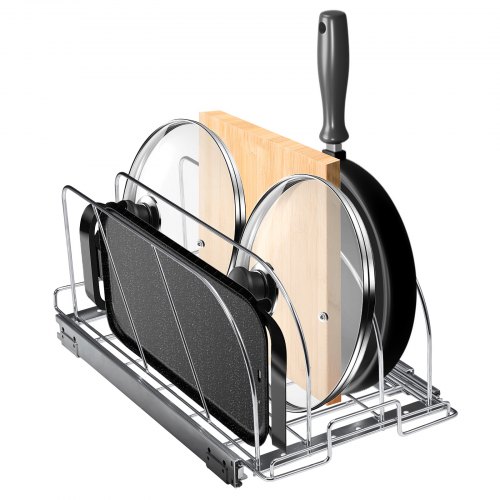 Vetolaatikko North Craft ruoanlaittoastioille, 34x57cm, kromattu