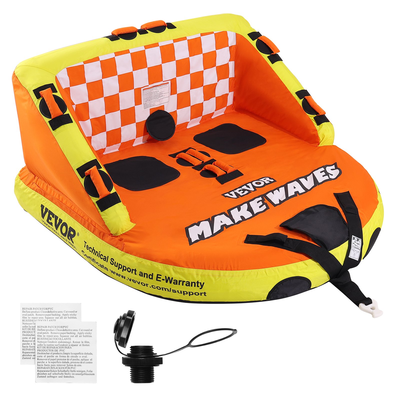 Vetosohva North Craft SS-1001, 162.5x155.3cm, 1-2 henkeä, oranssi