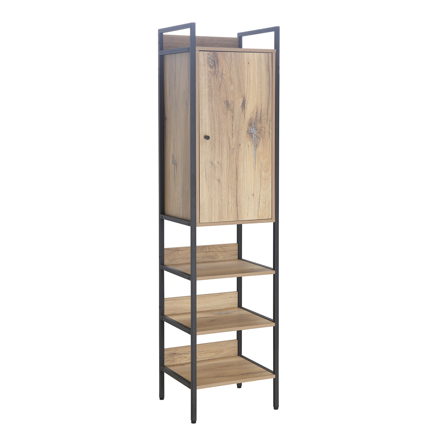 Viiniteline Home4You Hannes, 44x40x180cm, Ruskea