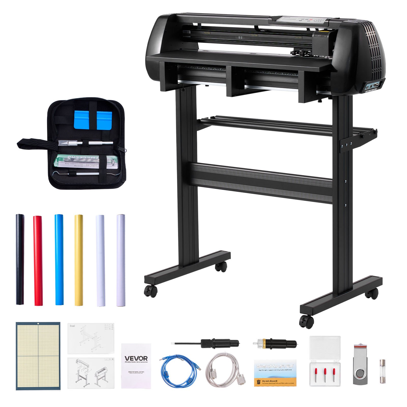Vinyylileikkuri North Craft SK-720L, 720 mm, kaksoisterät, LED-näyttö, sininen