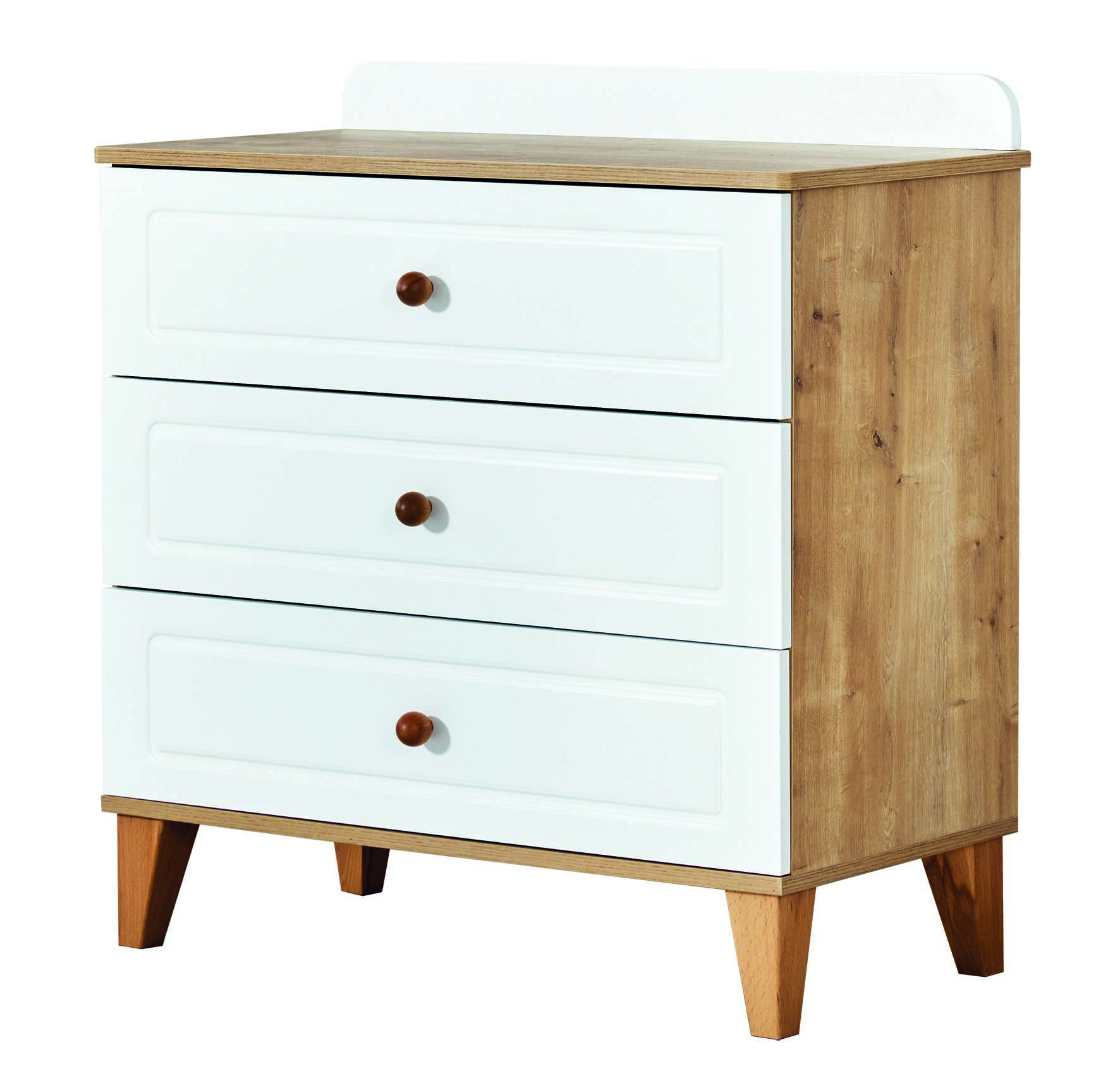 Lipasto Valento Furniture Tiffany, 80x91x45cm, Sapphire Oak