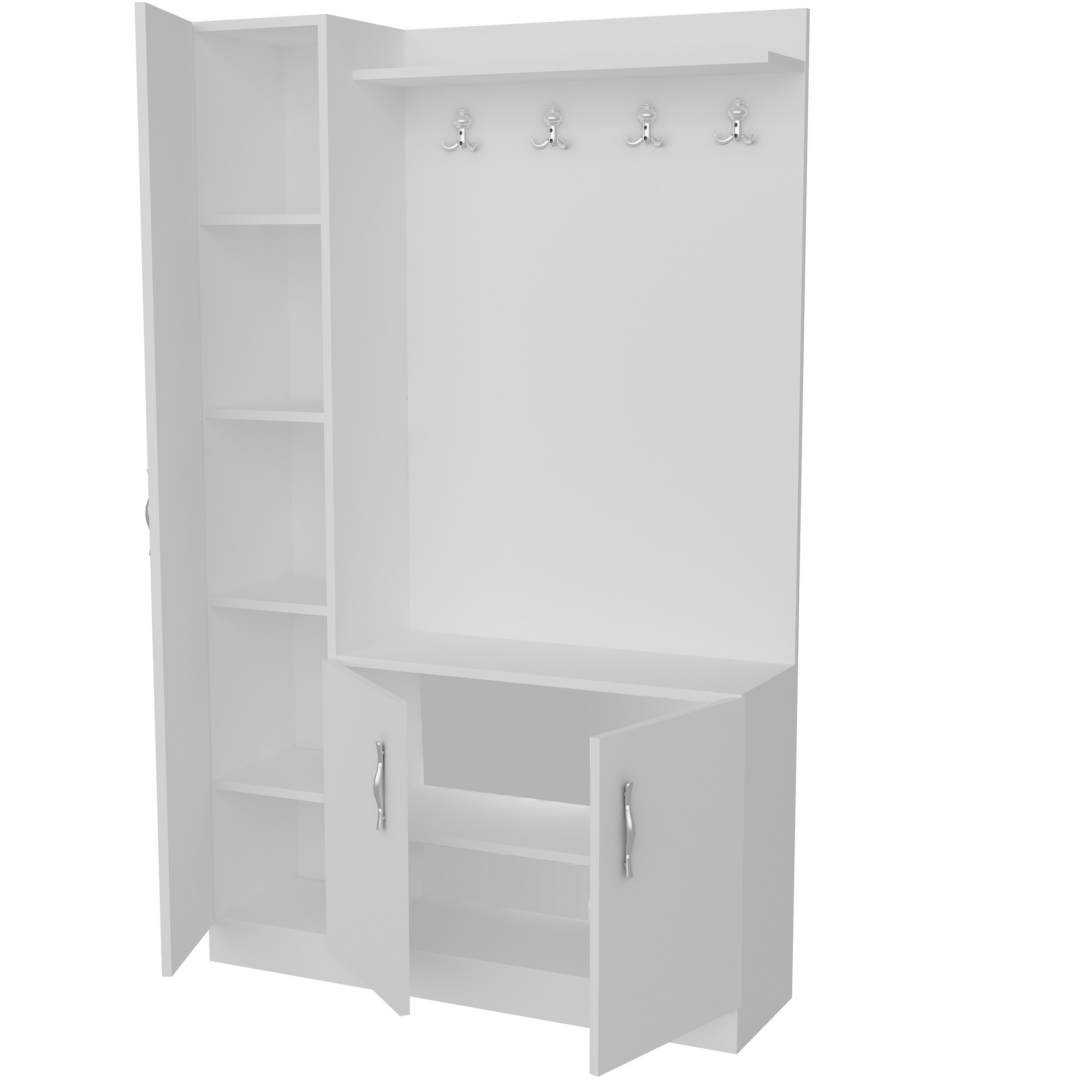 Eteiskaluste Valento Furniture Naturel, 110x180cm, Valkoinen