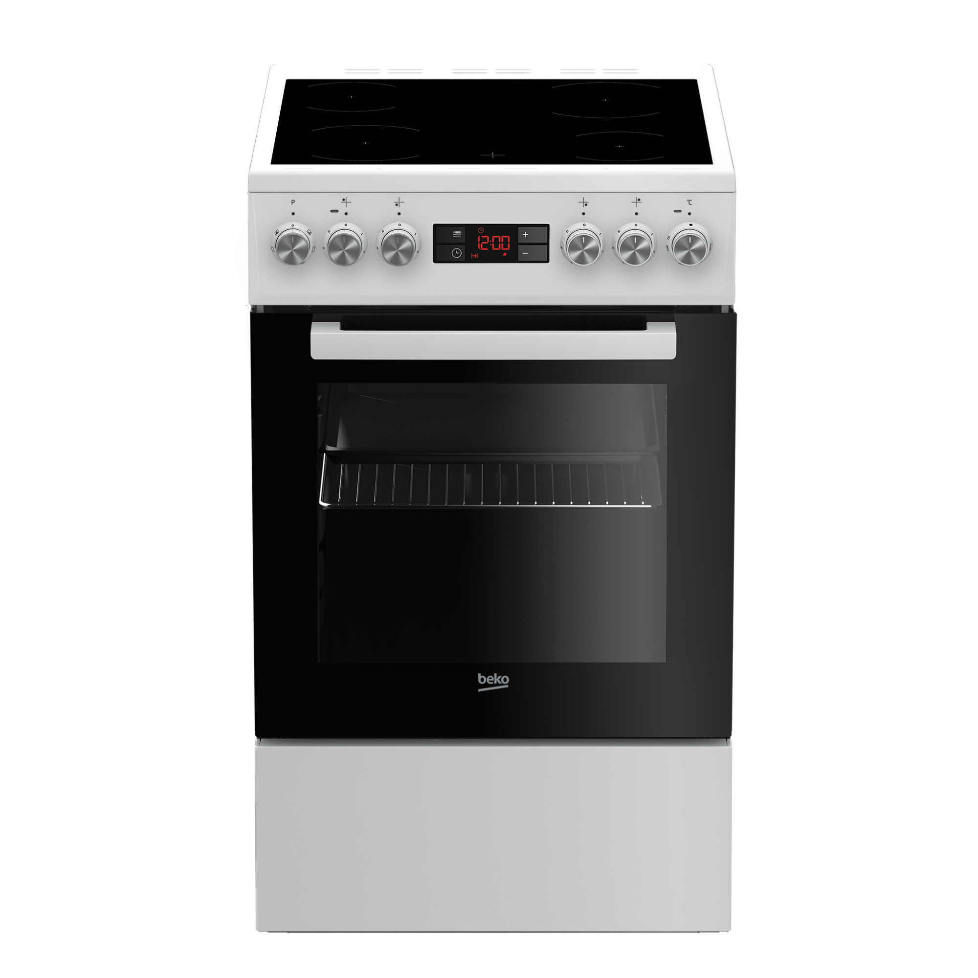 Keraaminen liesi Beko FSM57300GW, 50cm, valkoinen